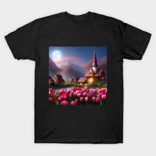 Red Tulip Village T-Shirt